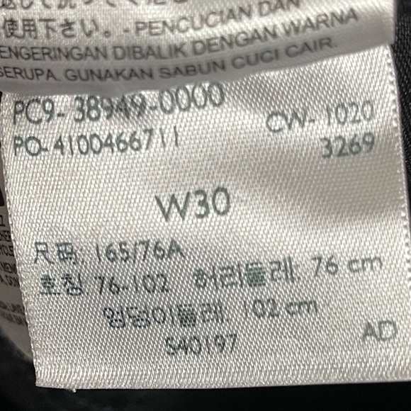 Levi's High Waist Straight Leg Black Overalls Size 30 - Picture 9 of 13